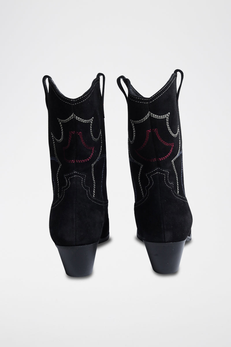 Berenice - Nubuck Ankle Boots Black