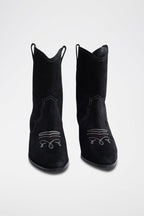 Berenice - Nubuck Ankle Boots Black