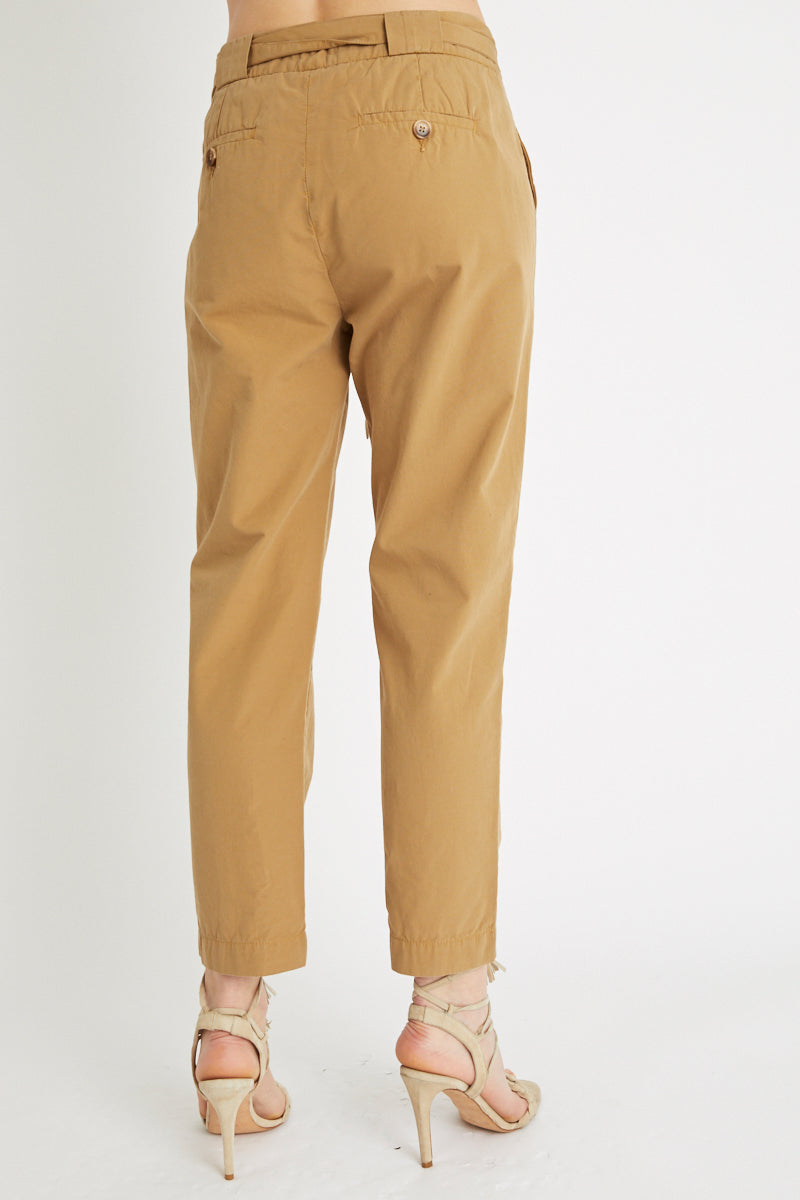 Khaki Carrot Pants