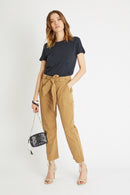 Khaki Carrot Pants