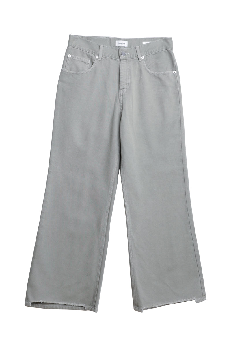 Wide Legs Jeans 7/8 Grey