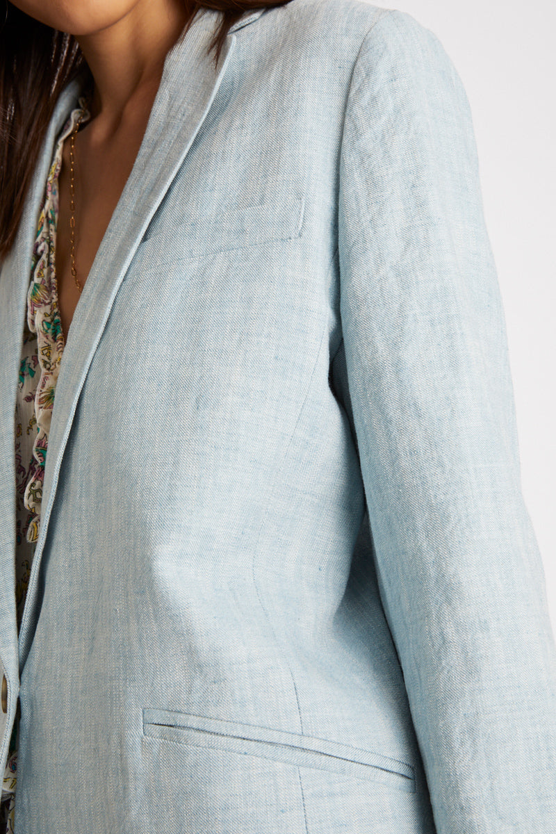 Ciel Chiné Linen Jacket