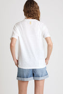 T-Shirt Blanc Chiné