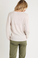 Beige Wool And Cashmere Sweater