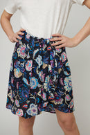 Jupe Droite Noir Et Blanc