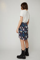 Jupe Droite Noir Et Blanc