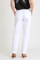Pantalon Carotte Blanc