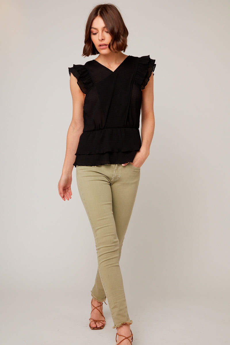 Berenice - Recycled Top Black