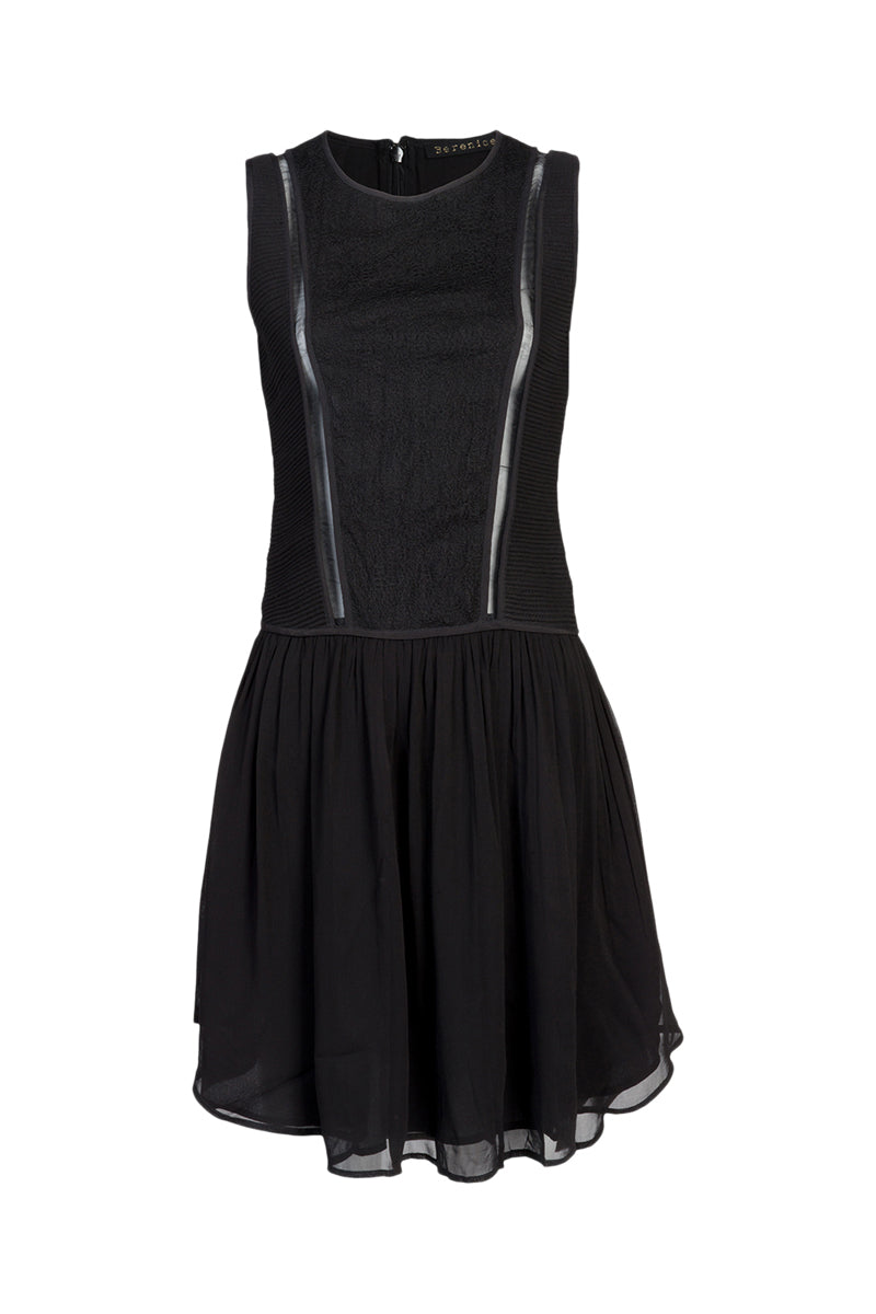 Berenice - Vestido Skater Negro