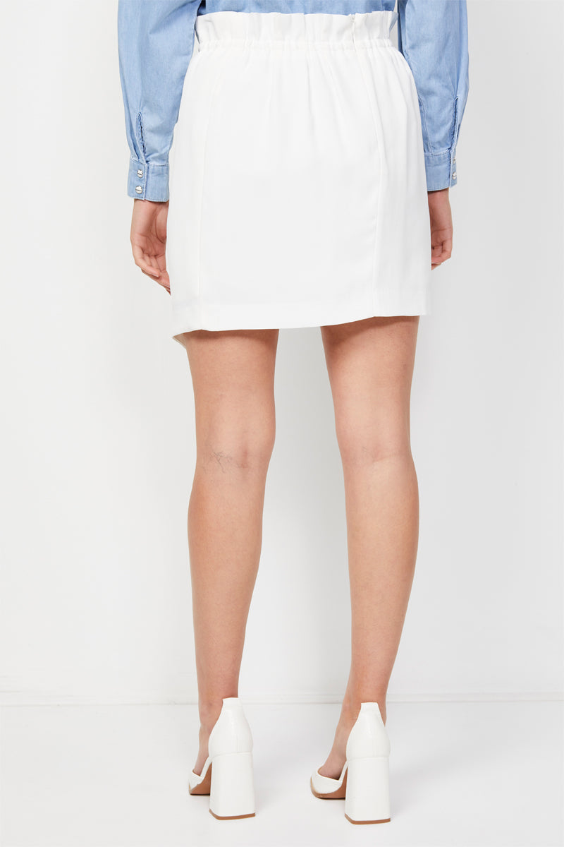 Wallet skirt Blanc