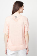 Pink Linen Top