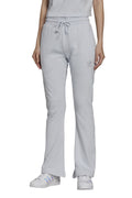 Adidas - Pantalón Bootcut Open Hem Tp Gris Claro - Mujer