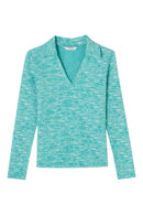LK Bennett - Ives Sweater - Green And Ecru