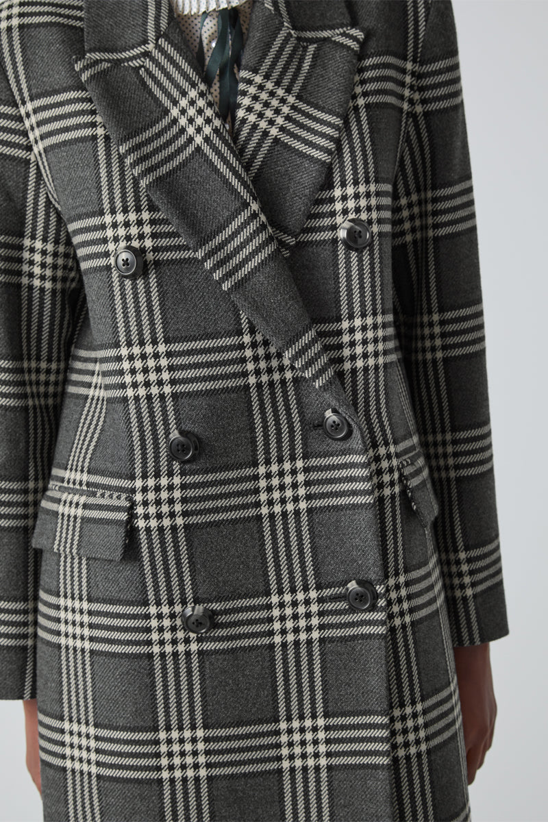 Manteau En Laine Vierge Quentin - Gris Foncé