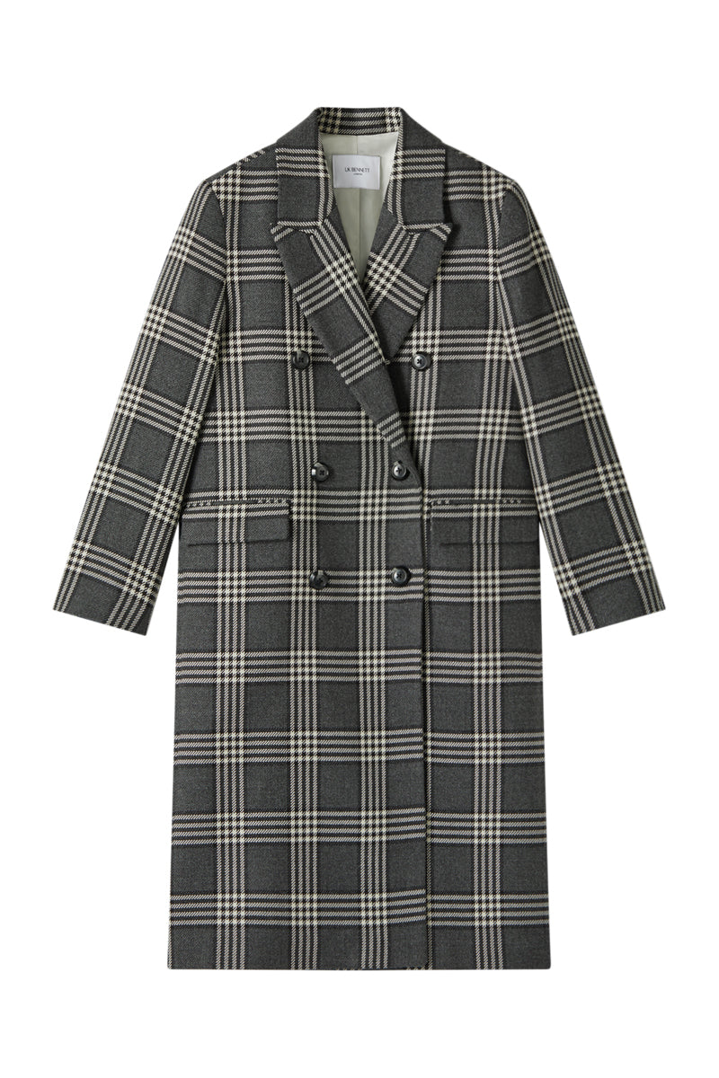 Manteau En Laine Vierge Quentin - Gris Foncé