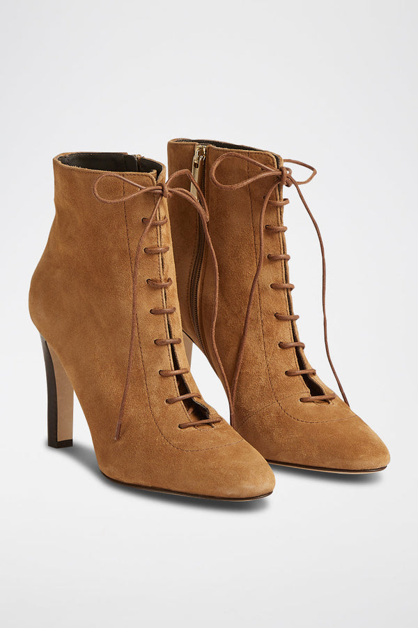 Bottines En Nubuck Lydia - Camel