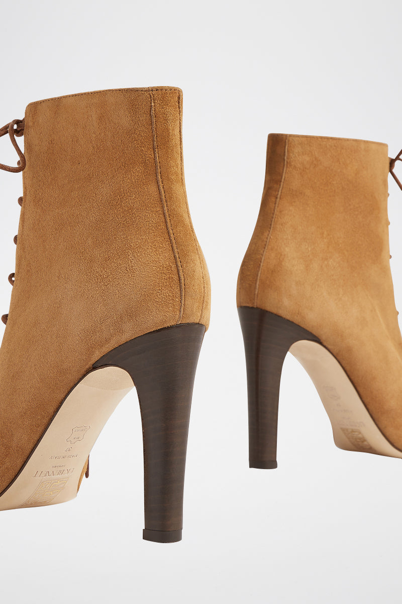 Bottines En Nubuck Lydia - Camel
