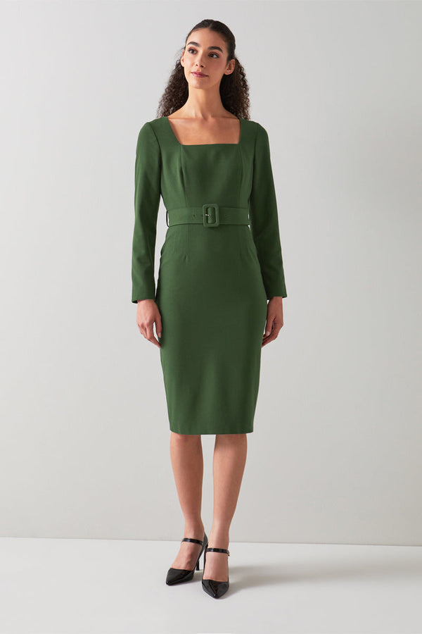 LK Bennett - Carrington Sheath Dress - Green