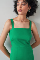 LK Bennett - Vestido de cintura baja Essie - Verde