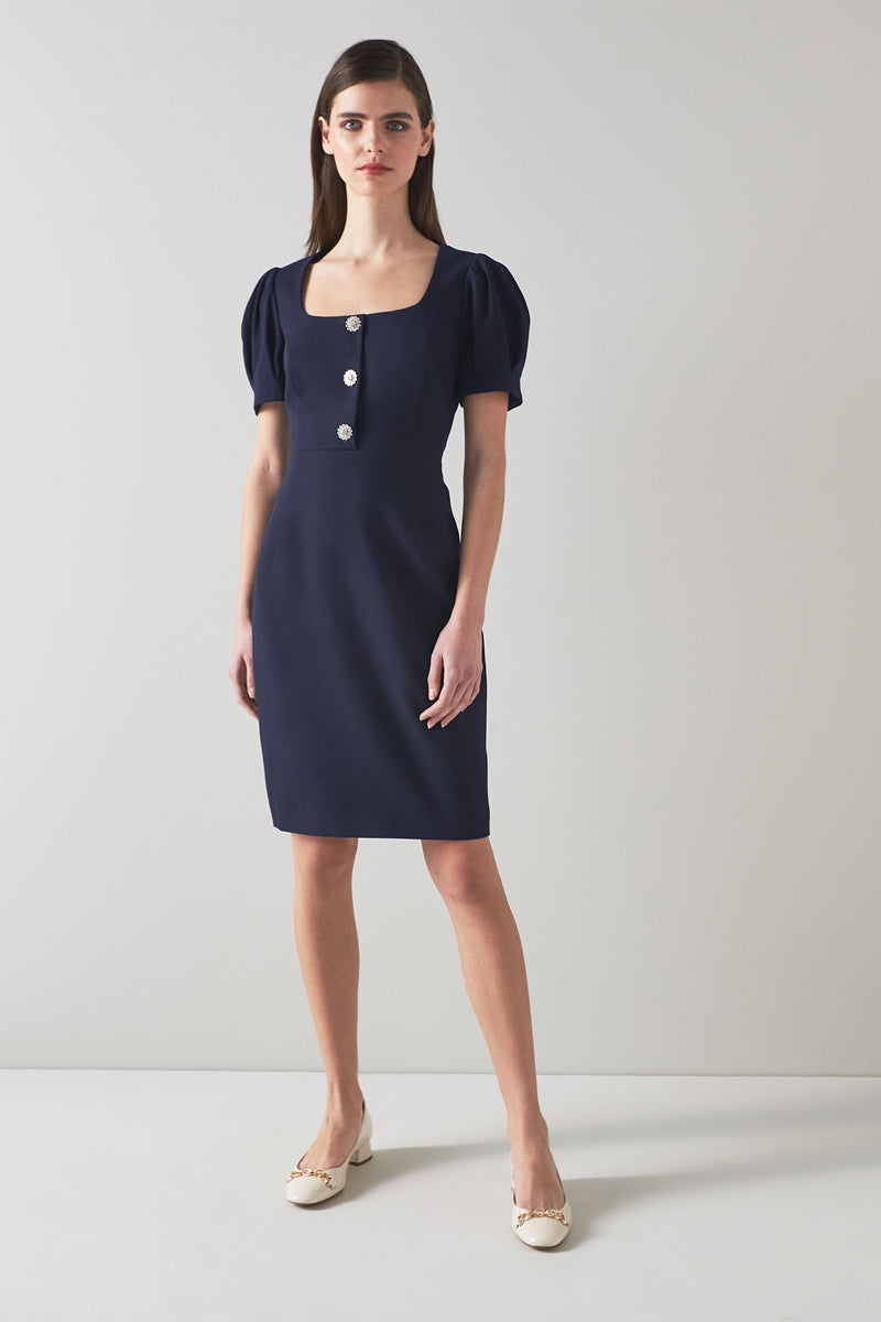 LK Benett - Sheath Dress - Navy Blue