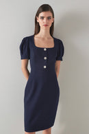LK Benett - Sheath Dress - Navy Blue