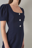LK Benett - Sheath Dress - Navy Blue