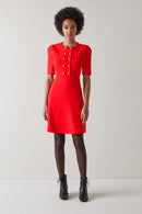 LK Benett - Vestido skater Rosie - Rojo