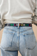 Ceinture En Cuir Kimmy - Bleu Marine