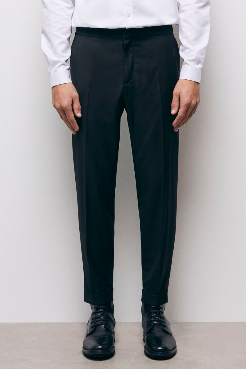 The Kooples - Pantalon En Laine Noir - Homme