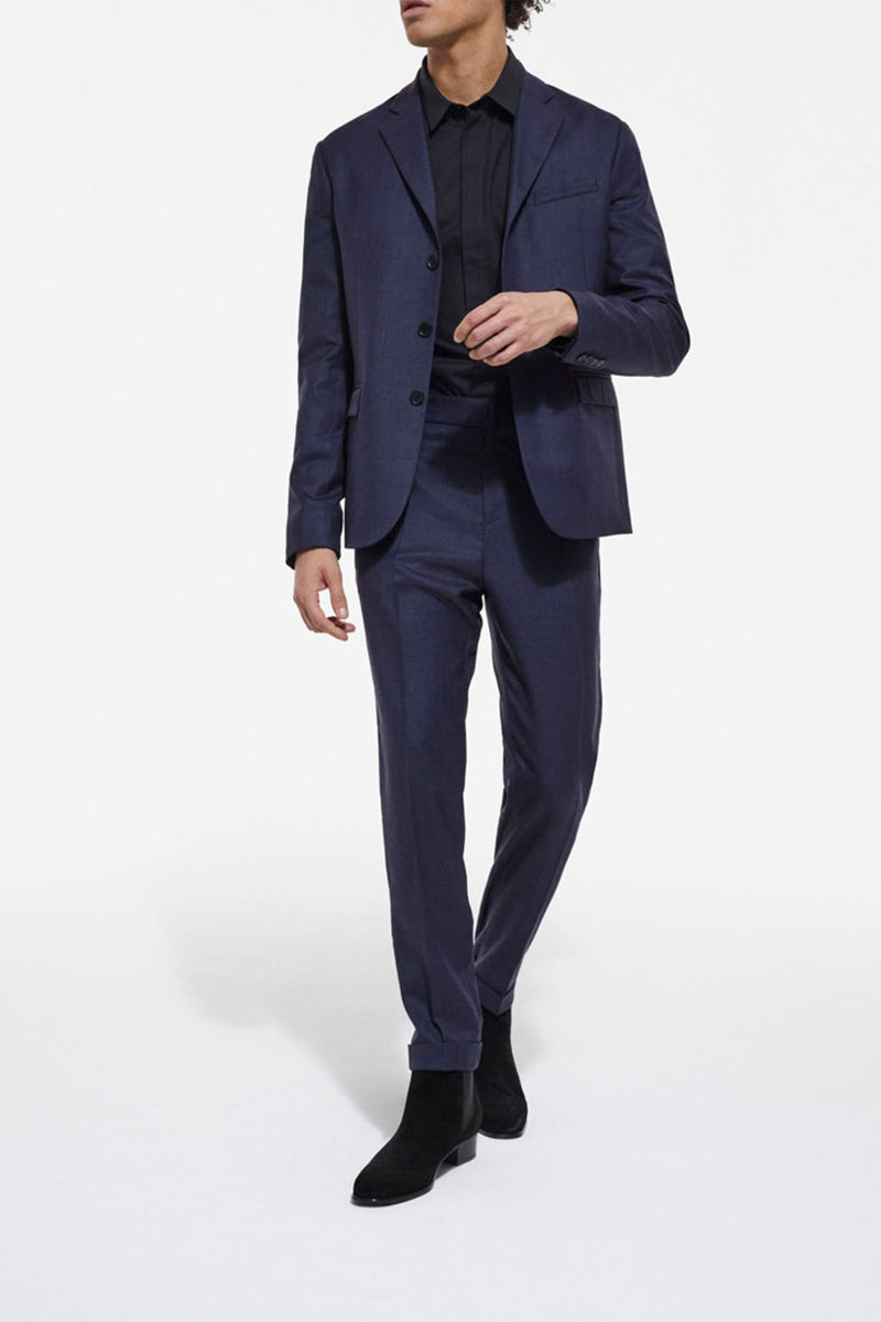 The Kooples - Navy Blue Wool Suit Jacket - Men