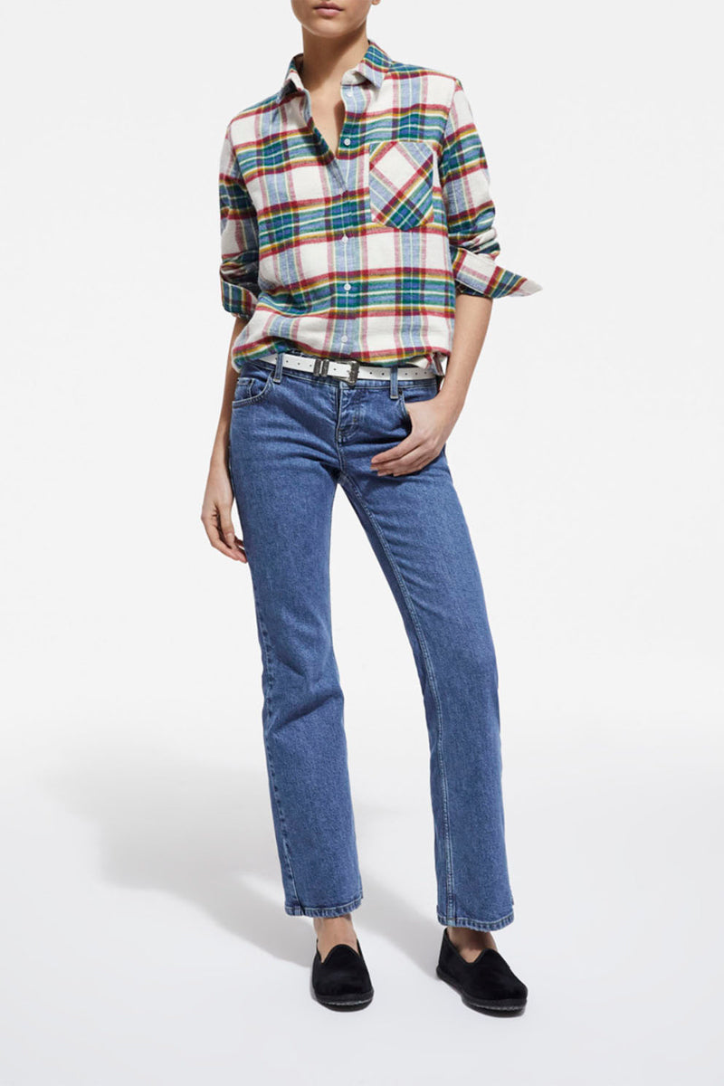 Blusa - Crudo Y Rojo - Mujer