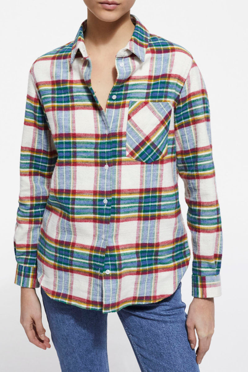 Blusa - Crudo Y Rojo - Mujer