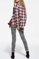 Blusa - Rojo Y Crudo - Mujer