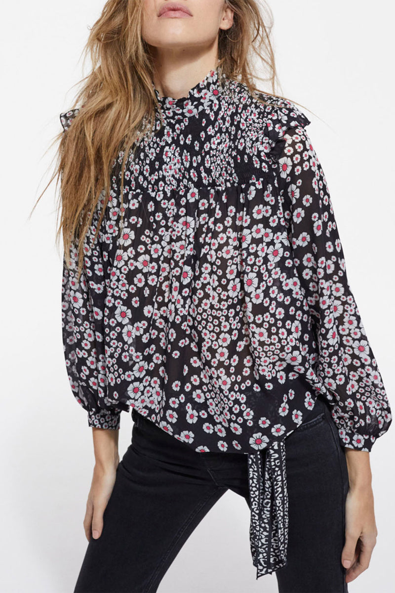 Blouse - Noir - Femme