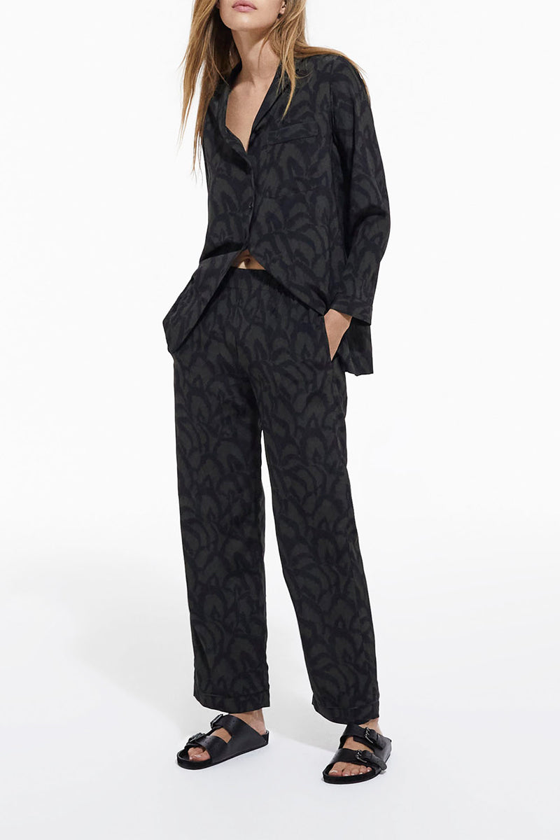 The Kooples - Pantalon En Soie Imprimé - Femme