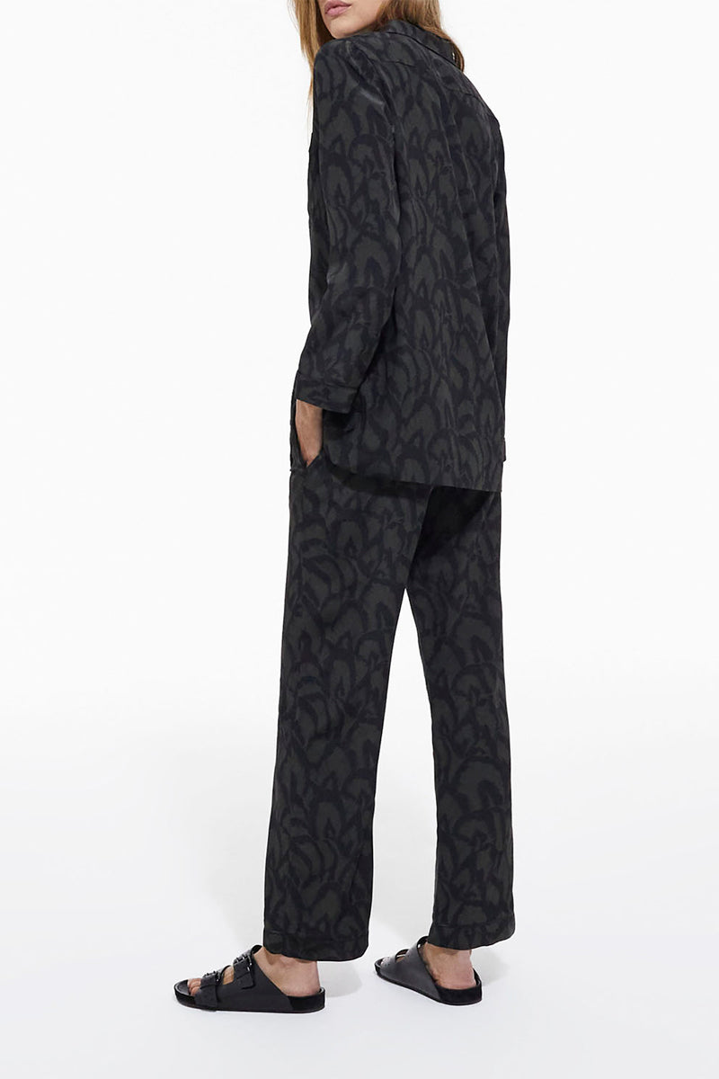 The Kooples - Pantalon En Soie Imprimé - Femme