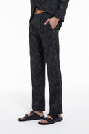 Pantalón de seda estampado - Mujer