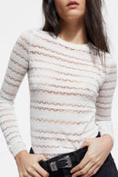 The Kooples - Jersey Lana Blanco - Mujer