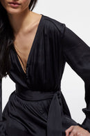 Robe Chemise - Noir - Femme