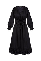 Shirt Dress - Black - Women