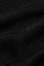 Long Black Leopard Dress - Women