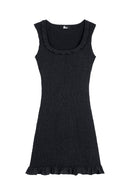 Short Black Dress - Women