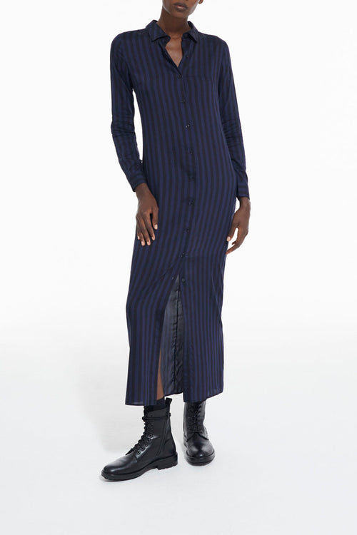 The Kooples - Vestido largo de rayas - Mujer