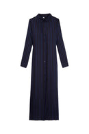 The Kooples - Robe Longue À Rayures - Femme
