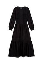 The Kooples - Long Black Embroidered Dress - Women