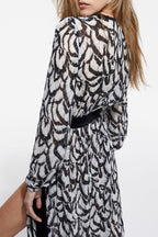 The Kooples - Robe Longue Imprimée - Femme