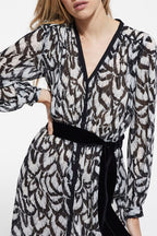 The Kooples - Robe Longue Imprimée - Femme