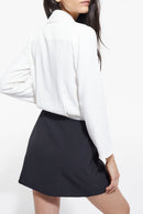 Robe Trompe-L’Œil - Blanc Et Noir - Femme