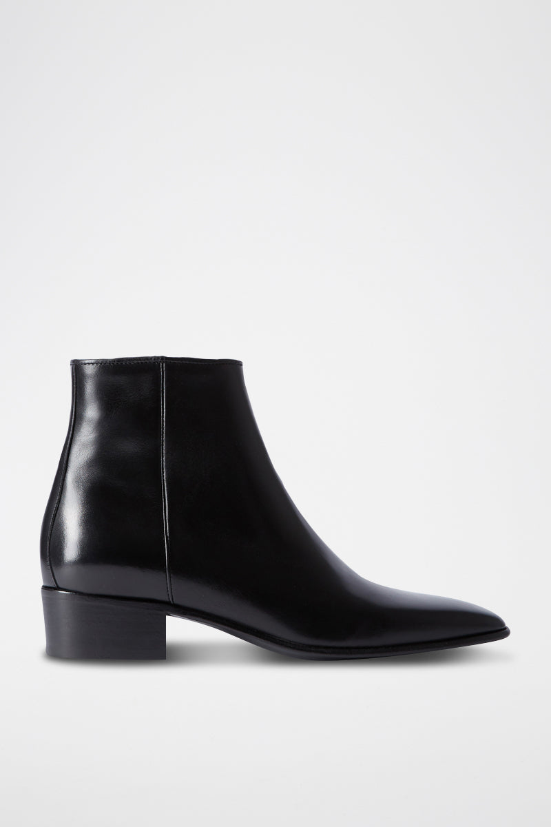 The Kooples - Bottines En Cuir - Noir - Femme