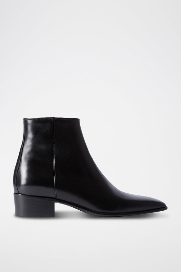 The Kooples - Bottines En Cuir - Noir - Femme